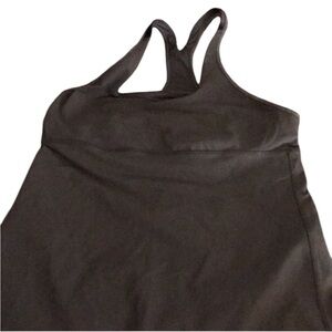 Lululemon Athletica size 12 olive green bra top racer back camo print detail